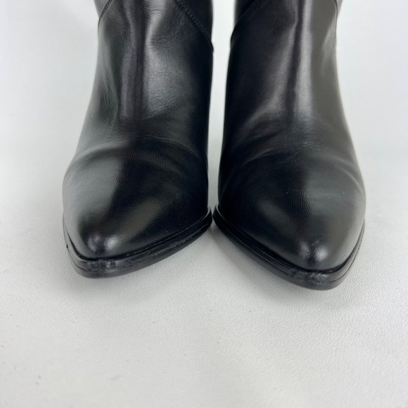 Stuart Weitzman Womens Black Leather Mid Calf Boots Slouchy size EU 35.5 US 5.5 - Picture 6 of 16